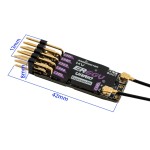 Wholesale RadioMaster ER6GV Slim ExpressLRS CRSF PWM Dual Antenna RC for Glider